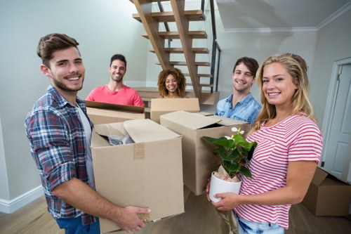 Local Greenwich removals team handling a household move