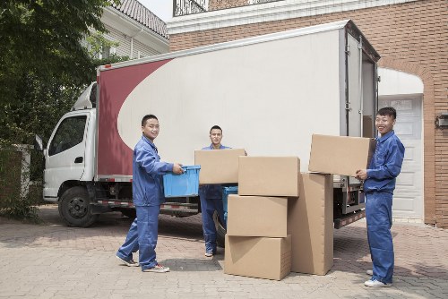 Fragile household items prepared for a Greenwich relocation