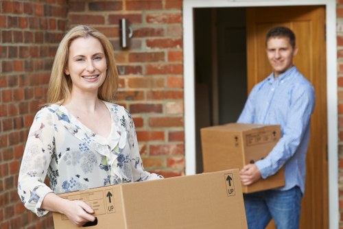 Careful packing and wrapping of household items in Greenwich