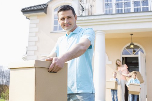 Careful packing and protection for fragile items during a move