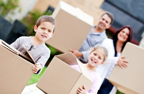 Safe loading of furniture into a moving truck in Greenwich