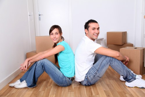 Furniture dismantling and reassembly during an office relocation