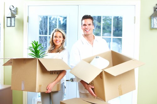 Organised office storage and decluttering for a Greenwich relocation