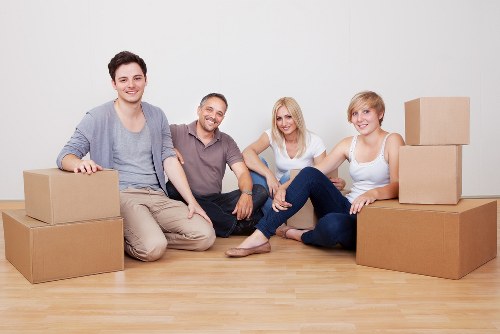 Family using self storage in Greenwich