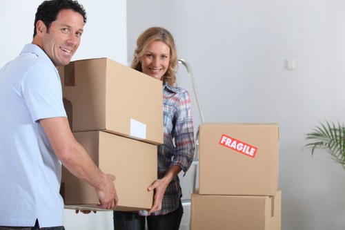 Flat move access and boxed items in Greenwich