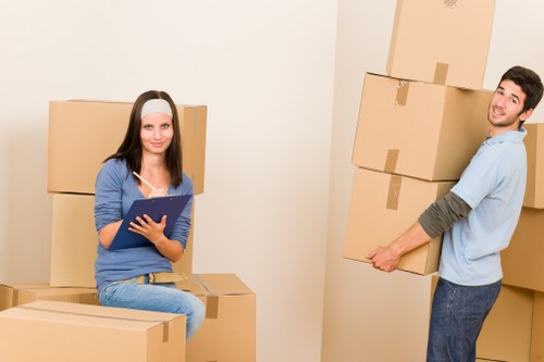 Careful unpacking service in a Greenwich property
